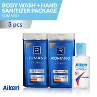 Romano Body Wash + Hand Sanitiser Package