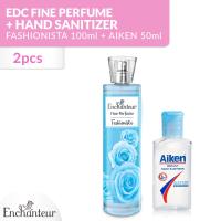 Enchanteur EDC Fine Perfumed Fashionista 100Ml + Aiken Hand Sanitizer 50 Ml