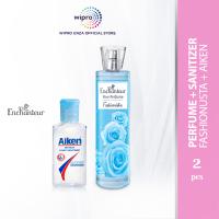 Enchanteur EDC Fine Perfumed Fashionista 100Ml + Aiken Hand Sanitizer 50 Ml