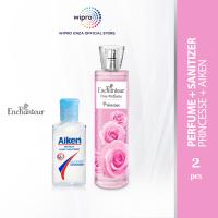 Enchanteur EDC Fine Perfumed Princesse 100Ml + Aiken Hand Sanitizer 50 Ml