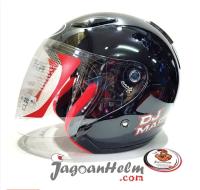 KYT HELM DJ MARU SOLID | BLACK METALIC | DJMARU ORIGINAL HELMET