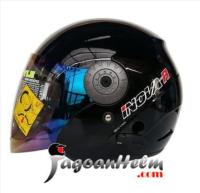 HELM BMC INOVA R | BLACK GLOSSY | SINGLE VISOR | ORIGINAL PRODUCT BMC | SNI