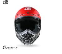 JPX HELM JP SIGNATURE PREDIKSI | RED FERARRI | RETRO CLASSIC DDRING