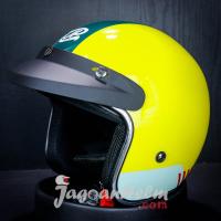 JPX HELM JP RETRO NEW BIGIE COMBIE | YELLOW LEMON GLOSSY | JPRETRO