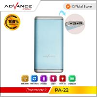 Advance Powerbank PA22 - Powerbank 12000 mAh with Metallic Body