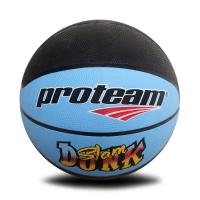 Proteam Bola Basket Rubber SlamDunk Blue-Black