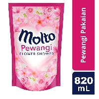 Molto Softener Pelembut Dan Pewangi Pakaian Flower Shower Refill 820Ml