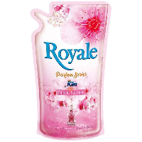 Royale by so Klin Pelembut & Pewangi Pink Satin Refill 800ml