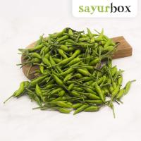 Sayurbox Cabai Rawit Hijau Conventional 150 gram (JABODETABEK ONLY)