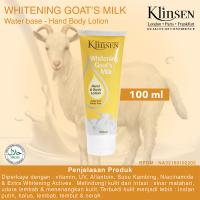 Klinsen Hand & Body Lotion Whitening Goat Milk 100 ml