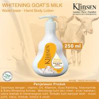 Klinsen Hand & Body Lotion Whitening Goat Milk 250 ml
