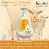 Klinsen Hand & Body Lotion Whitening Goat Milk 800 ml