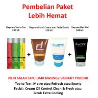 Top to Toe 230 ml & facial 100 ml & hair gel 100 ml