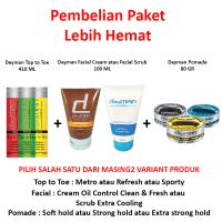 Top to Toe 410 ml & facial 100 ml & pomade 80 gr
