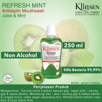 Klinsen Antiseptic Mouthwash Juice Mint-Refresh 250 ml