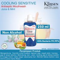 Klinsen Antiseptic Mouthwash Juice Mint-Cooling Sensitive 250 ml