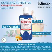 Klinsen Antiseptic Mouthwash Juice Mint-Cooling Sensitive 750 ml