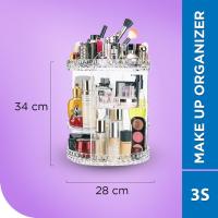 Goto Cosmetic Rak Make Up Kosmetik Organizer Acrylic Putar 360 Derajat