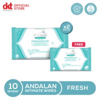 Buy 2 Get 1 FREE - Andalan Fresh Intimate Wipes