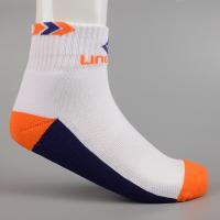 Socks Stitching LingMei Original - Kaos Kaki Combed Cotton Fashion - Oranges