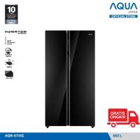 KULKAS AQUA MULTIDOOR AQR-675IG Twin Inverter