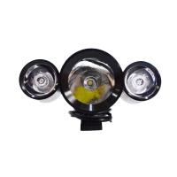 RajaMotor Lampu Depan Variasi LED Projector 3 Warna U10 Universal - Hitam