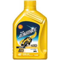 Shell Perawatan Motor Oli Mesin Advance AX5 4 Tak 15W40 - 0.8L