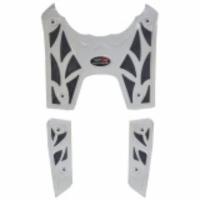 RajaMotor Aksesoris Motor Bordes Plat Honda Beat 2011- Putih/Hitam