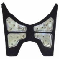 RajaMotor Aksesoris Motor Bordes Plat Honda Vario 125 2013- Hitam/Chrome
