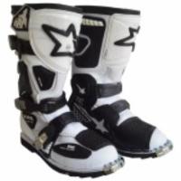 RNL Sepatu Motocross MX-New Ukuran 42- Putih/ Hitam