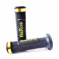 RAJAMOTOR Baros Handgrip Set Karet Ring Model KTC - Hitam Ring Gold