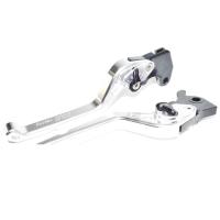 NUI Aksesoris Motor Handel Lever CNC Adjustable Honda Yamaha Mio - Silver