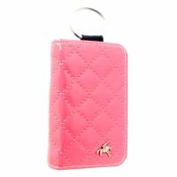 RajaMotor Gantungan Kunci Dompet Lipat 2 Wajik- Pink