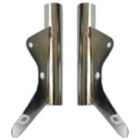 RajaMotor Aksesoris Motor Kupingan Lampu dengn Dudukan Plat Nomor Honda CB- Chrome
