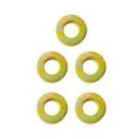 RajaMotor Perlengkapan Motor Motor Ring Plat Kuning M8/ K12 - 2 Set - 8 Pcs