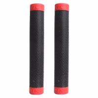 KTC Aksesoris Motor Cover Handle Lever Karet Motif Garis- Merah