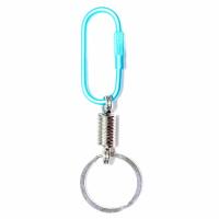 RajaMotor Gantungan Kunci Ouval Almunium Climbing 7mm Tambahan - Biru
