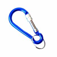 RajaMotor Gantungan Kunci Almunium Climbing 8mm Lekuk - Biru