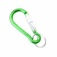 RajaMotor Gantungan Kunci Almunium Climbing 8mm Lekuk - Hijau