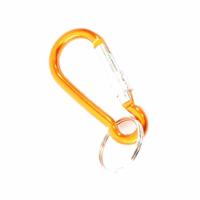 RajaMotor Gantungan Kunci Almunium Climbing 8mm Lekuk - Oranye