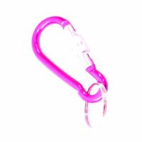 RajaMotor Gantungan Kunci Almunium Climbing 8mm Lekuk - Ungu Muda