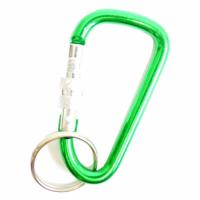RajaMotor Gantungan Kunci Almunium Climbing 8mm Lurus - Hijau