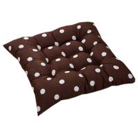 RADYSA Bantal Empuk Alas Kursi / Sofa Polka Coklat