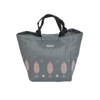 Fish Lunch Bag / Cooler Bag Motif Ikan - Abu Tua