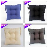 RADYSA Bantal Empuk Alas Kursi / Sofa Polos Hitam