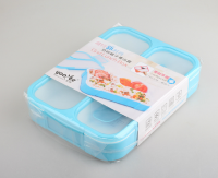 Yooyee 3 Sekat Lunch Bag Kotak Makan BIRU