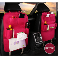 RADYSA Car Seat Organizer Tas Mobil Magenta