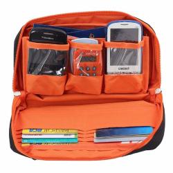 Radysa Dompet Multifungsi Kombinasi Hitam Orange