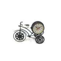 Vintage Retro Metal Bicycle Two Sided Table Clock Decoration (DM)