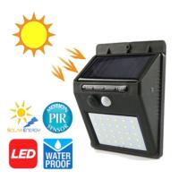 LAMPU LED SENSOR MATAHARI SOLAR POWERED 20 LED WALL LIGHT(SP)
